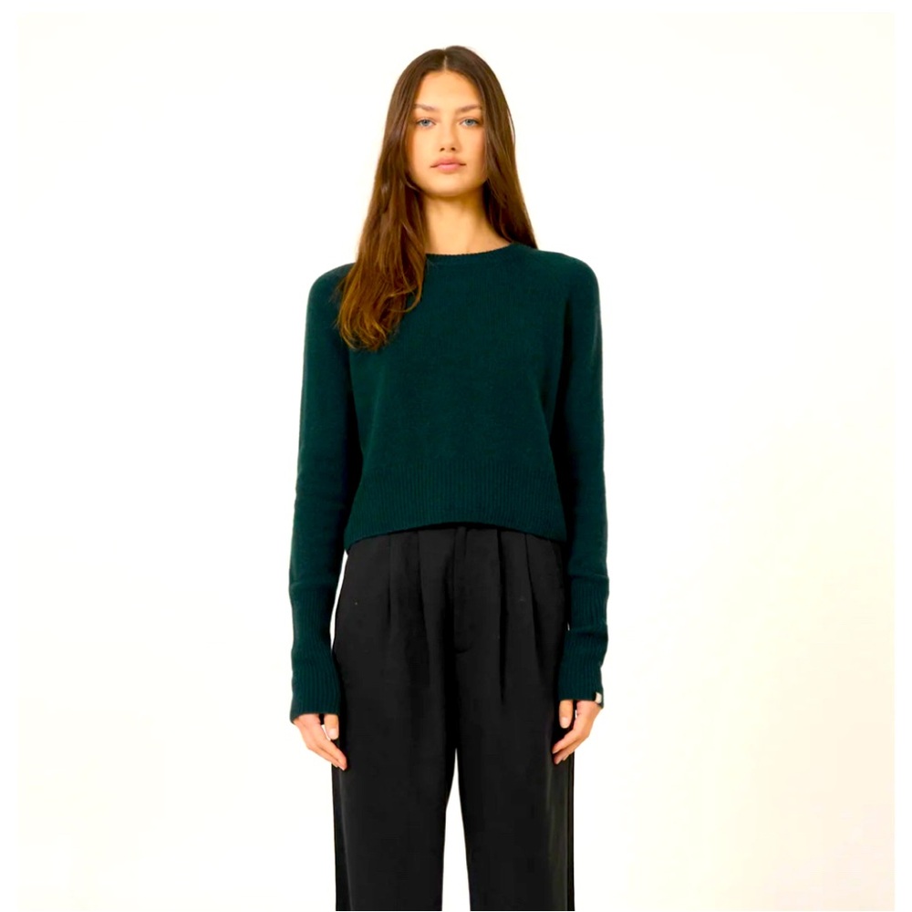 One Grey Day - Cashmere Sweater XS Everglade